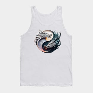 Yin Yang Dragons Tank Top